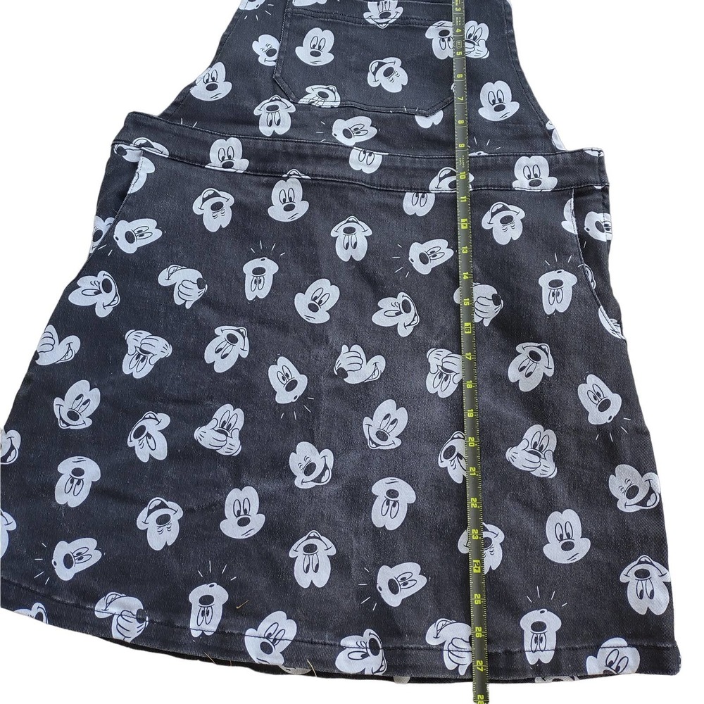 Hot Topic Black and White Mickey Face Pinafore Dress - Picture 6 of 7
